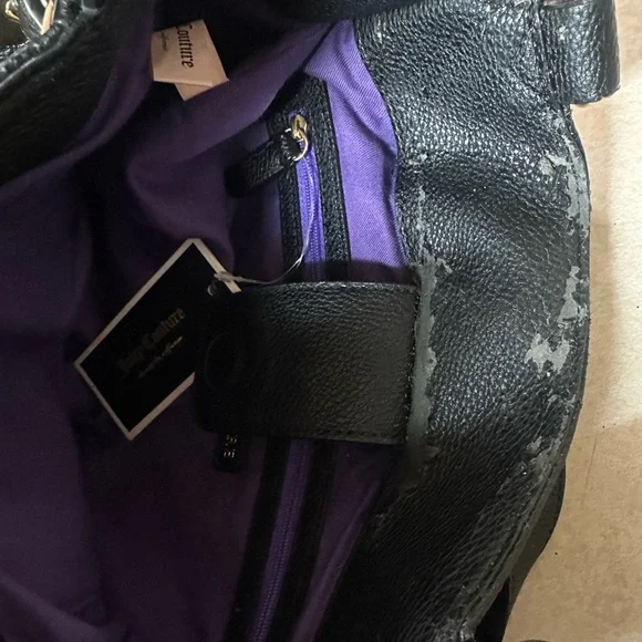 Juicy Couture 2013” Beverly Leopard Daydreamer Tote in Black & Metallic Gold NWT - Picture 15 of 16